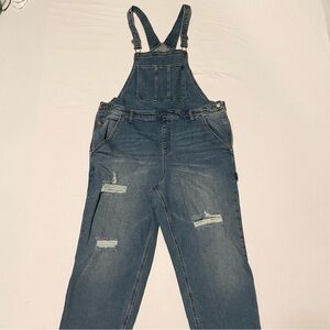 Refuge Denim Overalls Womens Size XL